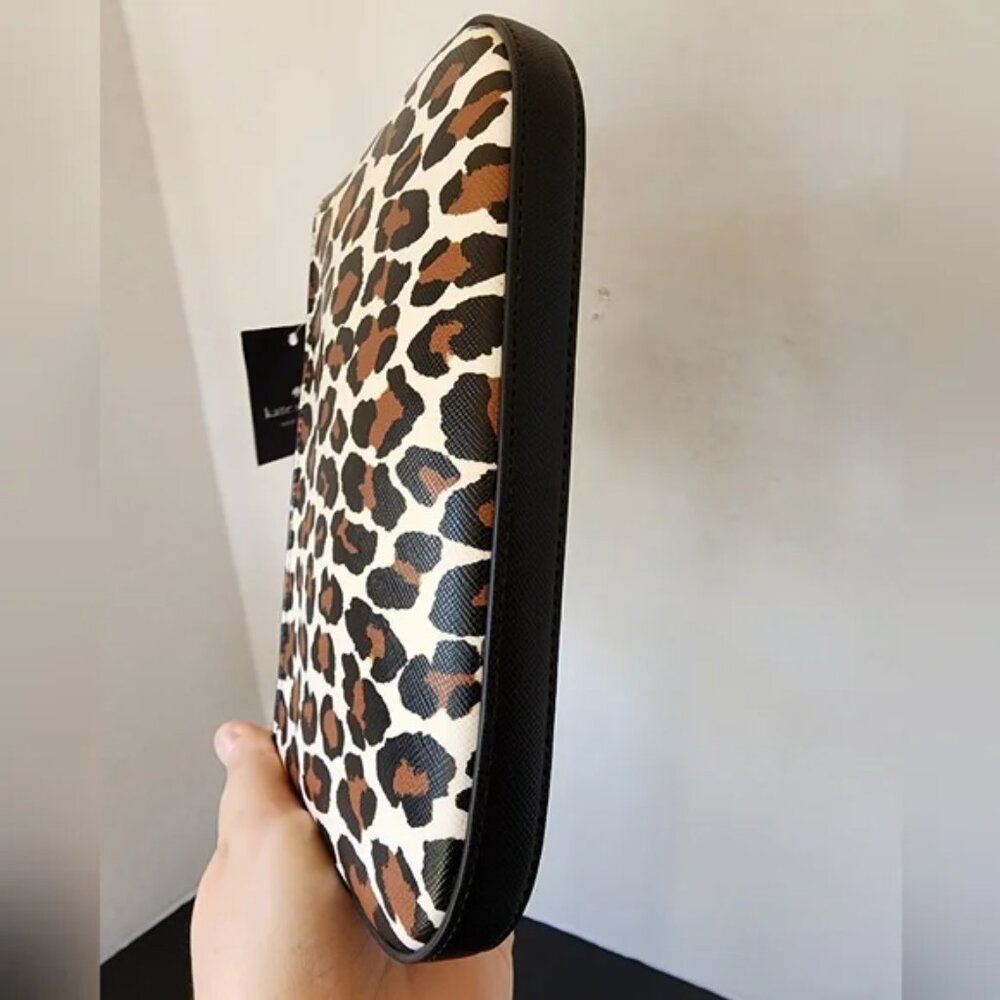 Kate Spade Small Leopard Print with Gold Chain - Picture 3 of 4